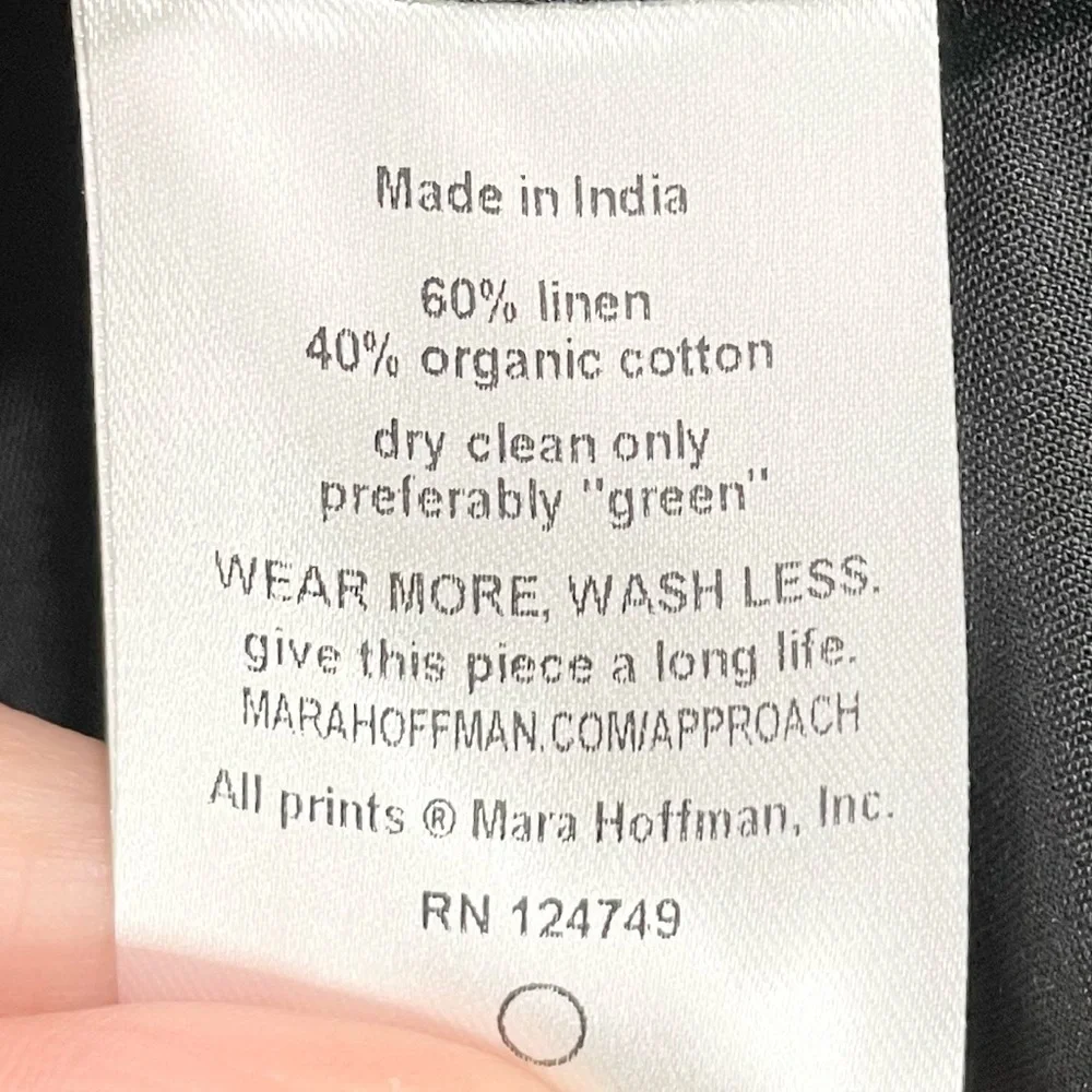 Mara Hoffman Namari Dress In Black 6 NWT - Picture 10 of 11